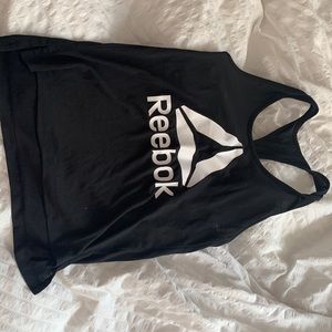 Reebok black tank top